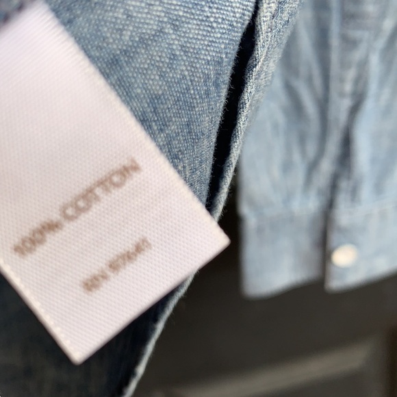 J Jill chambray button down tunic top - Picture 4 of 4